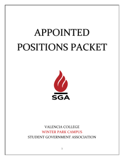 appointed positions packet