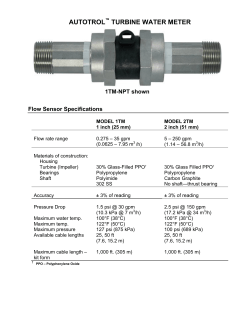 autotrol cutsheet - Lakewood Instruments