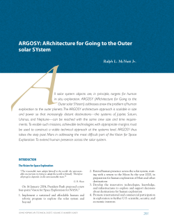 ARchitecture for Going to the Outer solar SYstem