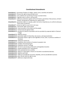 Constitutional Amendments