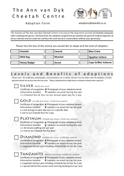 our adoption form to adopt