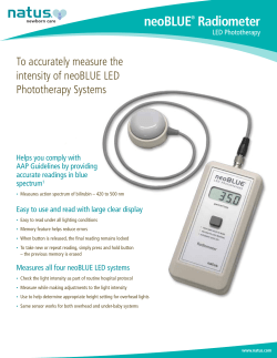 neoBLUE&reg; Radiometer