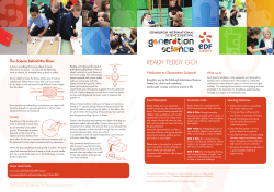 Teachers Notes - Edinburgh International Science Festival