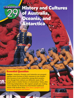 Chapter 29: History and Cultures of Australia, Oceania, and Antarctica