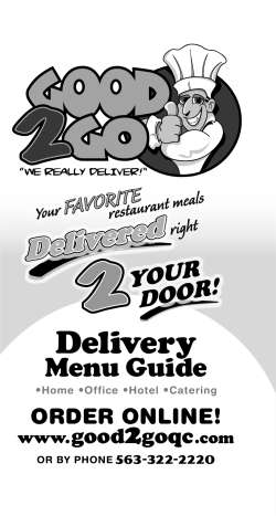 Delivery - Good2Go