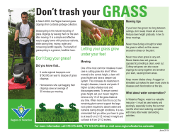 Don`t trash your - Region of Waterloo