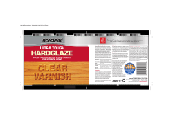 Ronseal Ultra Tough Varnish Flammable. Repeated