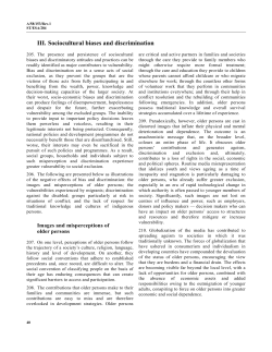 III. Sociocultural biases and discrimination
