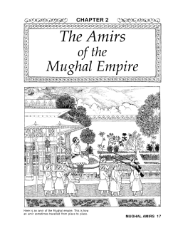 The Amirs of the Mughal Empire