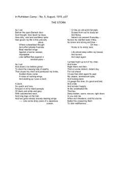 The Poetry of Ruhleben - Lincs Inspire libraries