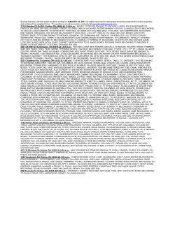 Storage Express, will hold public auctions ending on JANUARY 24