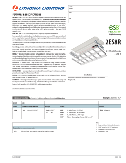 Spec Sheet - Acuity Brands