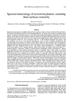 Spectral mineralogy of terrestrial planets