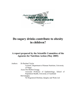 Do sugary drinks contribute to excess weight gain