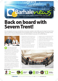 Barhale News Winter 2015 Edition