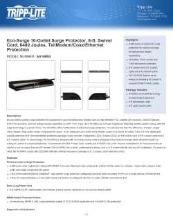 Eco-Surge 10-Outlet Surge Protector, 8
