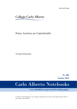 Penny Auctions are Unpredictable