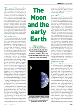 The Moon and the early Earth