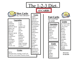 The 1-2-3 Diet - Health Food Garden