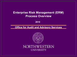 Enterprise Risk Management