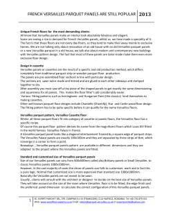 french versailles parquet panels are still popular