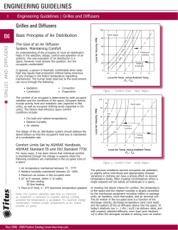 Titus - Engineering Guidelines - Grilles and Diffusers