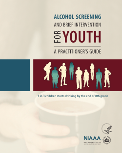 Alcohol Screening and Brief Intervention for Youth