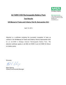 ALTAIR&reg; 5/5X Rechargeable Battery Pack