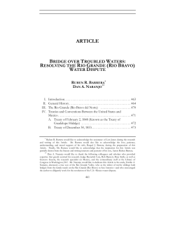 article bridge over troubled waters: resolving the rio grande (rio