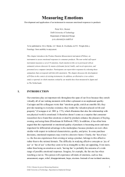 Measuring Emotion