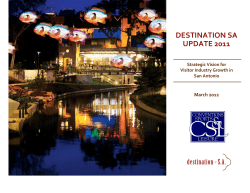 destination sa update 2011 - San Antonio Area Tourism Council