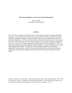 The Luna Expedition - University of West Florida