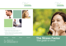 The Stress Factor - First Psychology Scotland