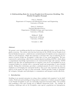 A Multimodeling Basis for Across-Trophic-Level