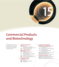 Commercial Products and Biotechnology