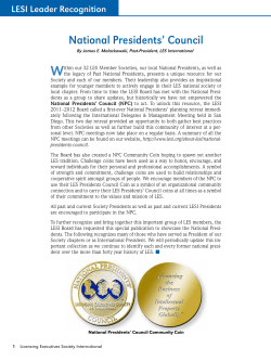 National Presidents` Council