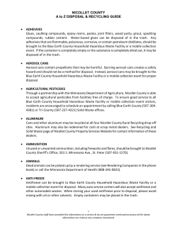A to Z Disposal Guide