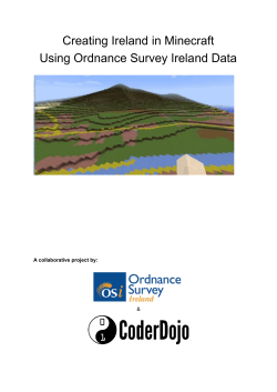 Creating Ireland in Minecraft Using Ordnance Survey Ireland Data