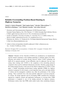 Reliable Freestanding Position-Based Routing in Highway Scenarios