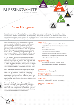 Stress Management
