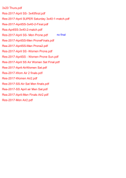 Super Saturday Event Mar-Apr 2017