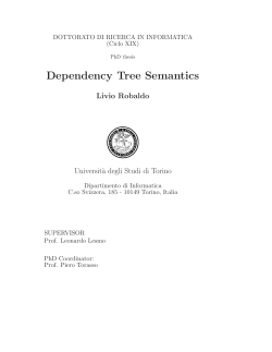 Dependency Tree Semantics