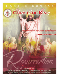 March 27, 2016 - Christ the King Catholic Church, Topeka, KS