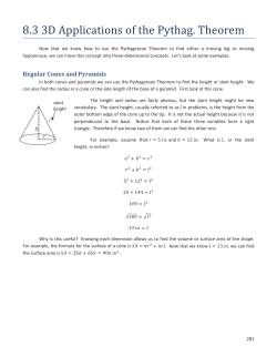 Lesson 8.3: 3D Applications