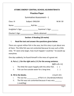 Summative Assessment &ndash; 1 - AECS