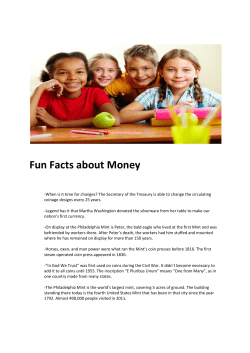 Fun Facts about Money