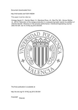 Document downloaded from: This paper must be cited as: The final