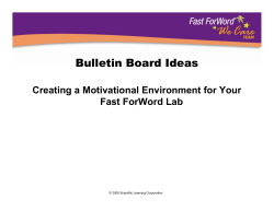 Bulletin Board Ideas Motivational Lab