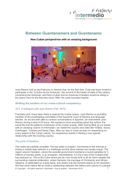 Between Guantanamera and Guantanamo