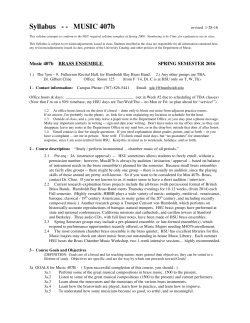 MUSIC 407b - Humboldt State University